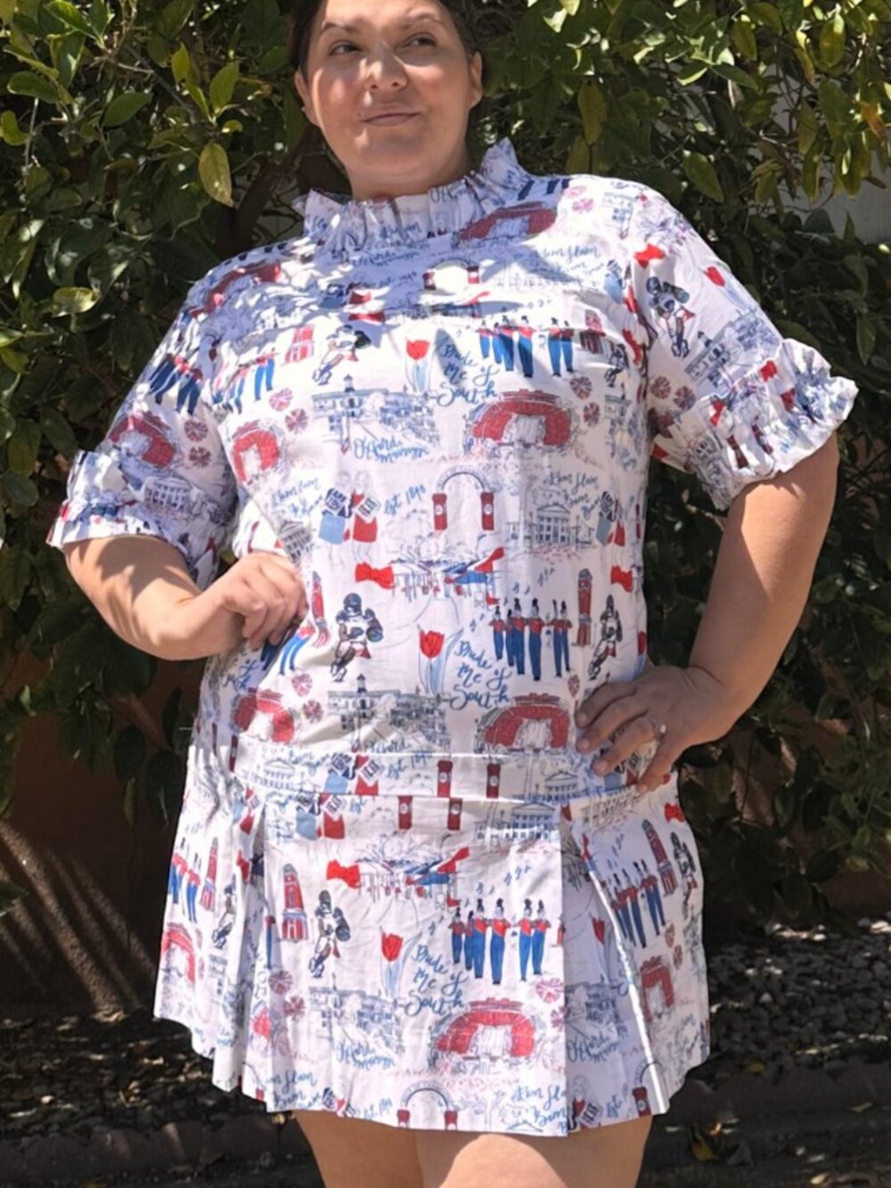 Pitty Pat's Wren Dress Ole Miss XXL